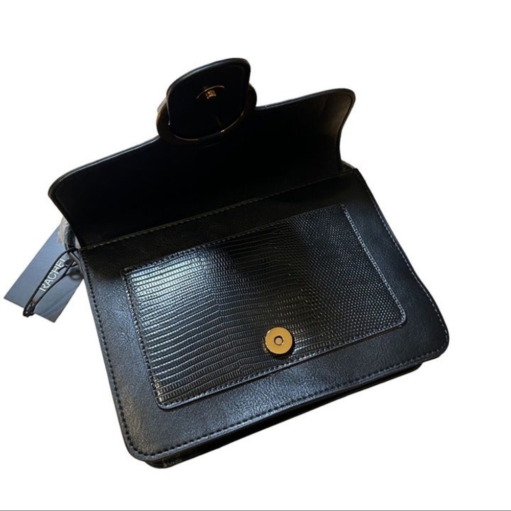 Rachel Zoe‎ Irim Crossbody Bag in Black Croc - Picture 3 of 6